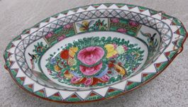 PORZELLAN -SCHALE;--27 CM x 19,5 CM, SCHÖNE MOTIVE