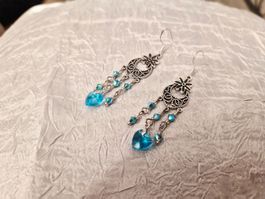 Orientalische ohrringe aus swarovski perlen