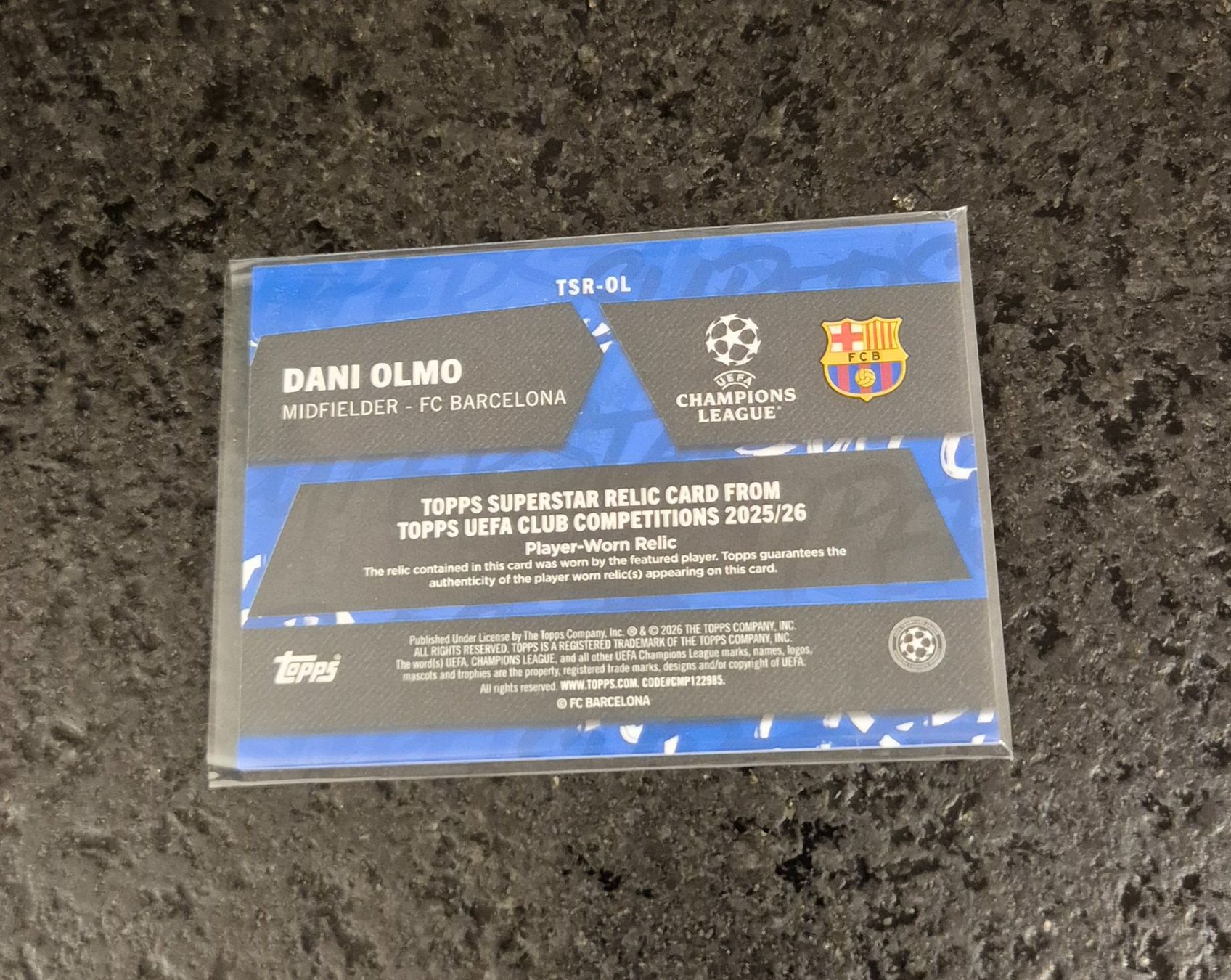 Topps Carte collezionabili: Dani Olmo /25 Relic - Barcelona - Topps – Nuovo (secondo la descrizione) da Burg AG venduto da Danoe 1