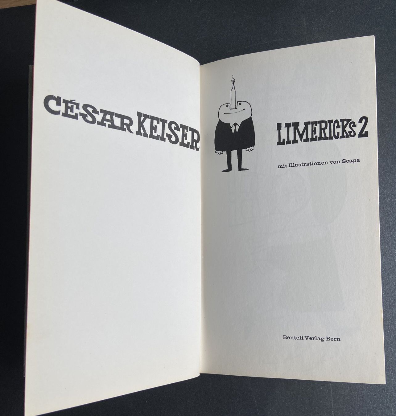 Livres: Büchlein "Limericks 2" von César Keiser – D'occasion à Böckten par Hansi36 1