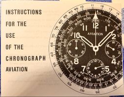 Instructions - Ollech&Wajs / Breitling Chronograph Aviation