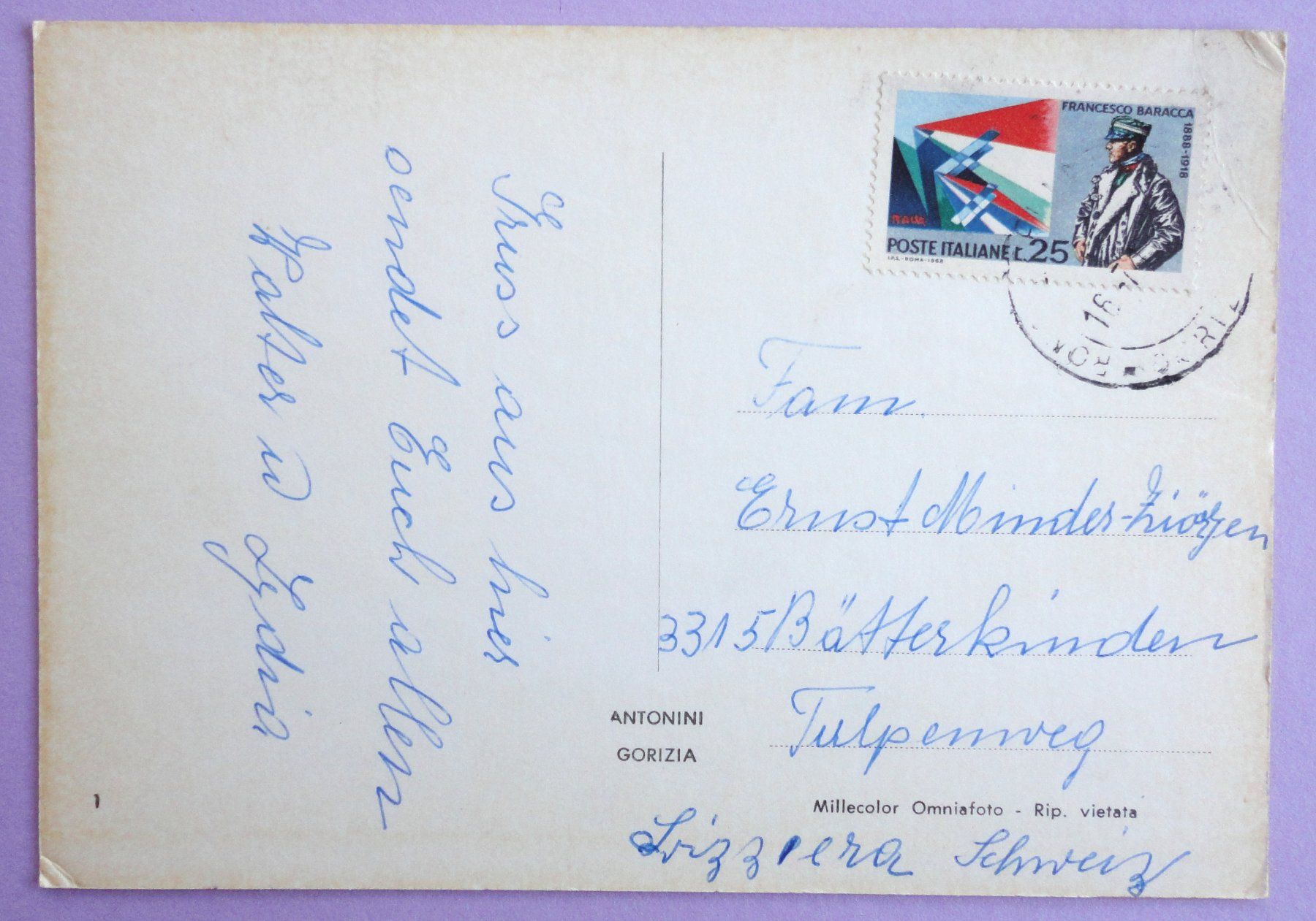 Cartoline postali: Ronchi dei Legionari – Difettoso da Fétigny venduto da Billy2miny 1