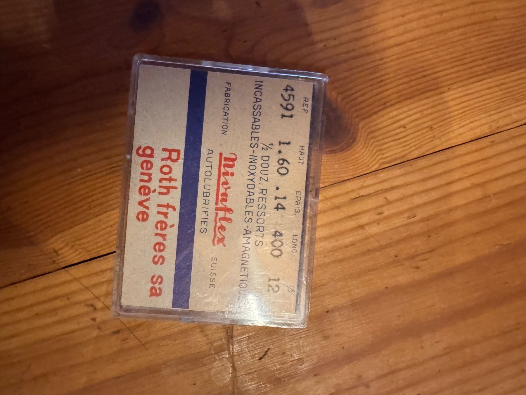 Valjoux Orologi: Mainspring Zugfeder GR4591 Valjoux – Nuovo (secondo la descrizione) da Arzier-Le Muids venduto da Avanna 1