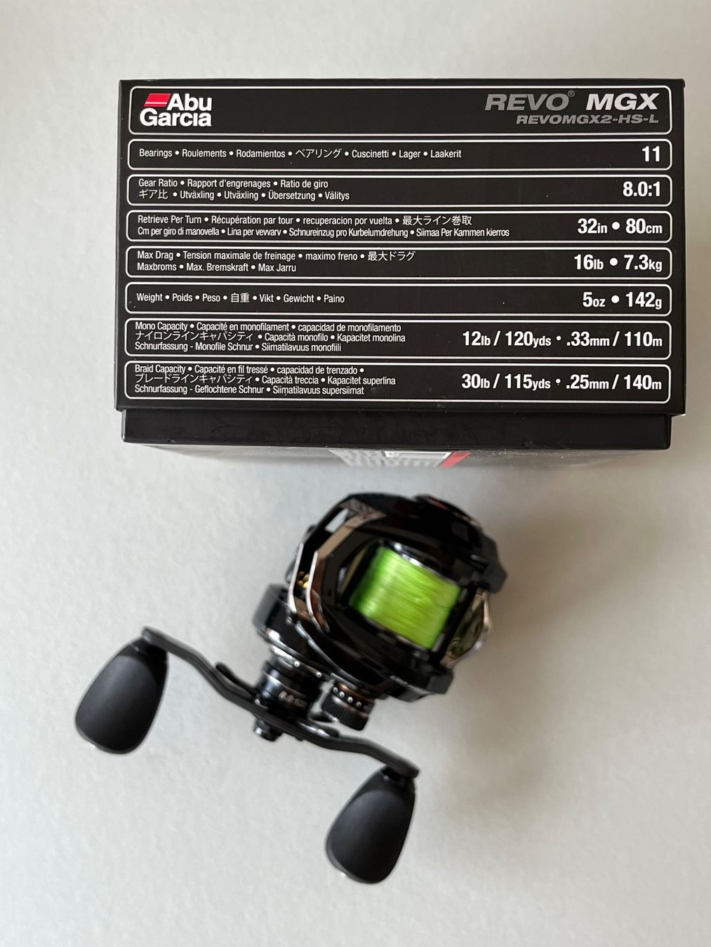 Abu Garcia Tamburi & Mulinelli: ABU GARCIA REVO MGX2 HS-L CASTING – Nuovo (secondo la descrizione) da Magglingen/Macolin venduto da OZborn 5