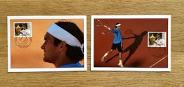 Schweiz - 2007 FDC Roger Federer Portrait Karten 