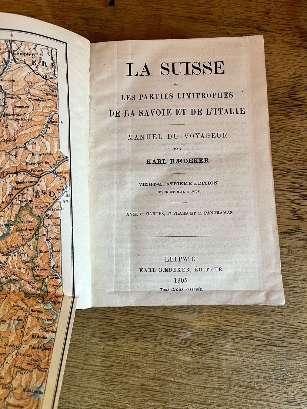 Livres: BAEDEKER SUISSE EDITION 1905 – D'occasion à Vernamiége par JEANLUC29 1