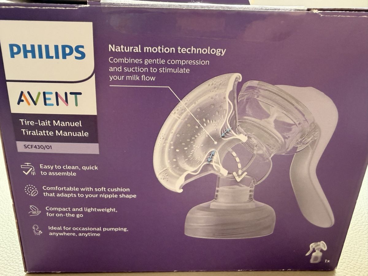 Philips Accessori per l’allattamento: Philips Avent Manual Breast Pump SCF430/01 New – Nuovo (secondo la descrizione) da Diessenhofen venduto da mar_8cyl