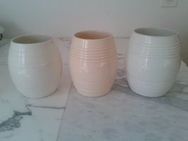 3er Set unterschiedlicher Pots