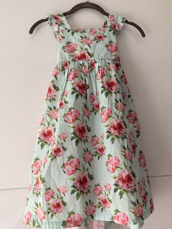 Phi Kleid Blumenmuster mint Grösse 9/10 Jahre