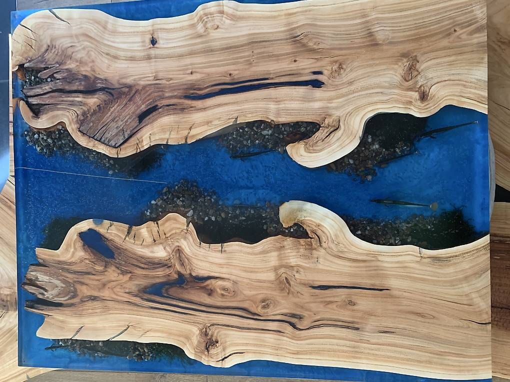 Tavoli: Epoxi Tisch mit Kirschbaum Holz  – Usato da Kölliken venduto da matter.m 4