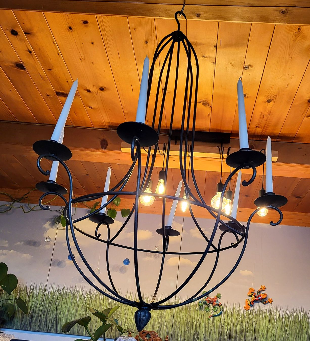 Pfister Kronleuchter & Deckenlampen: Antiker Kerzenleuchter 114 cm – Neu (gemäss Beschreibung) aus Schafhausen im Emmental von Herzrose 2