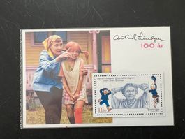 2007  Schweden Astrid Lindgren  Block  (A465)