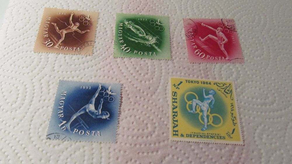 Ungarn 1952 Olympische Sommerspiele Helsinki +Sharjah 1964 Kaufen auf