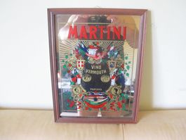 Bar Spiegel Martini Werbung Dekoration Vintage Selten Rar