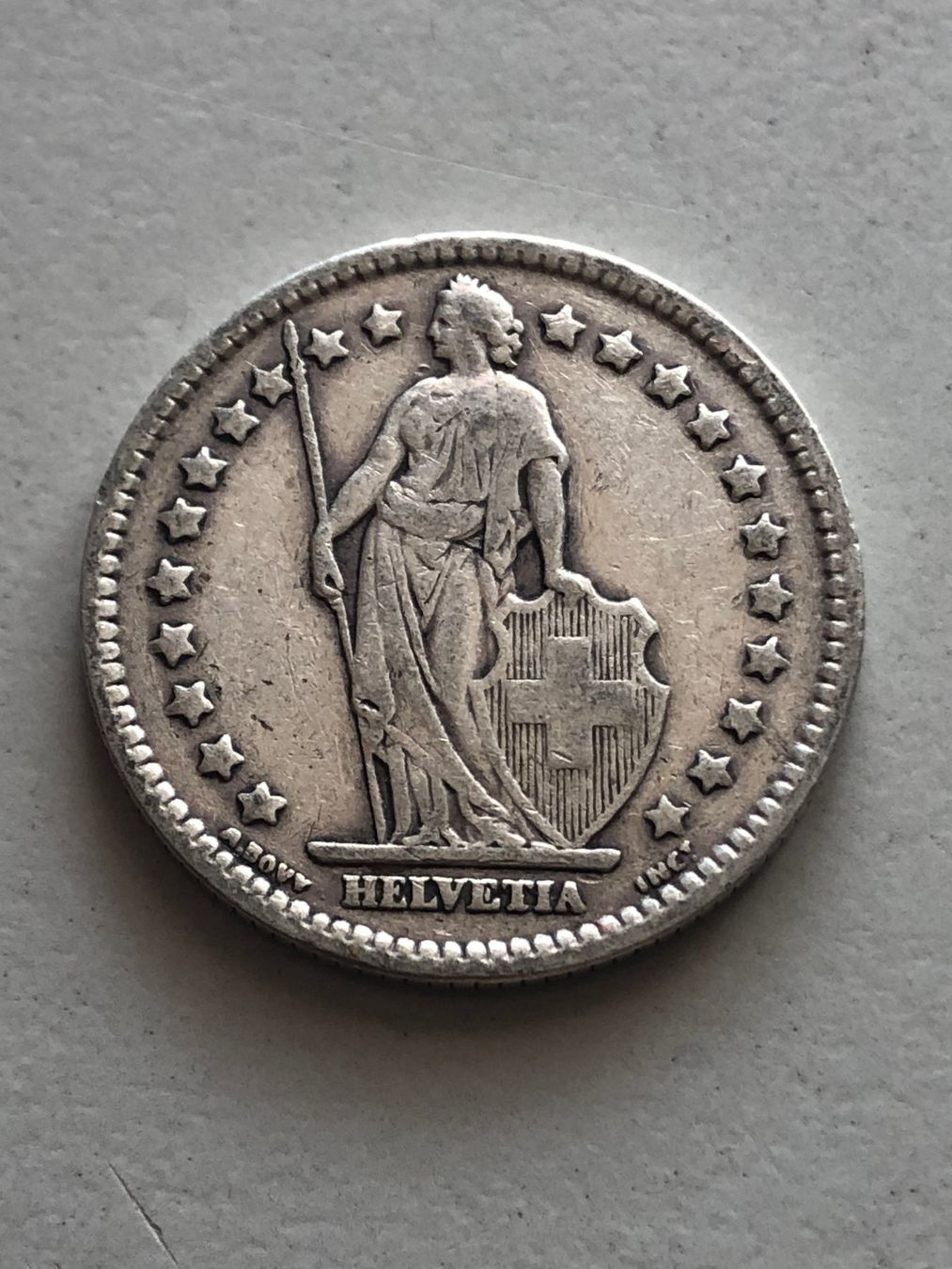 Tutti le monete: 1 Fr. 1914 – Usato da Schötz venduto da Odpa 1