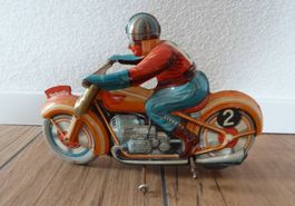 Technofix Motorrad zum aufziehen Blechspielzeug
