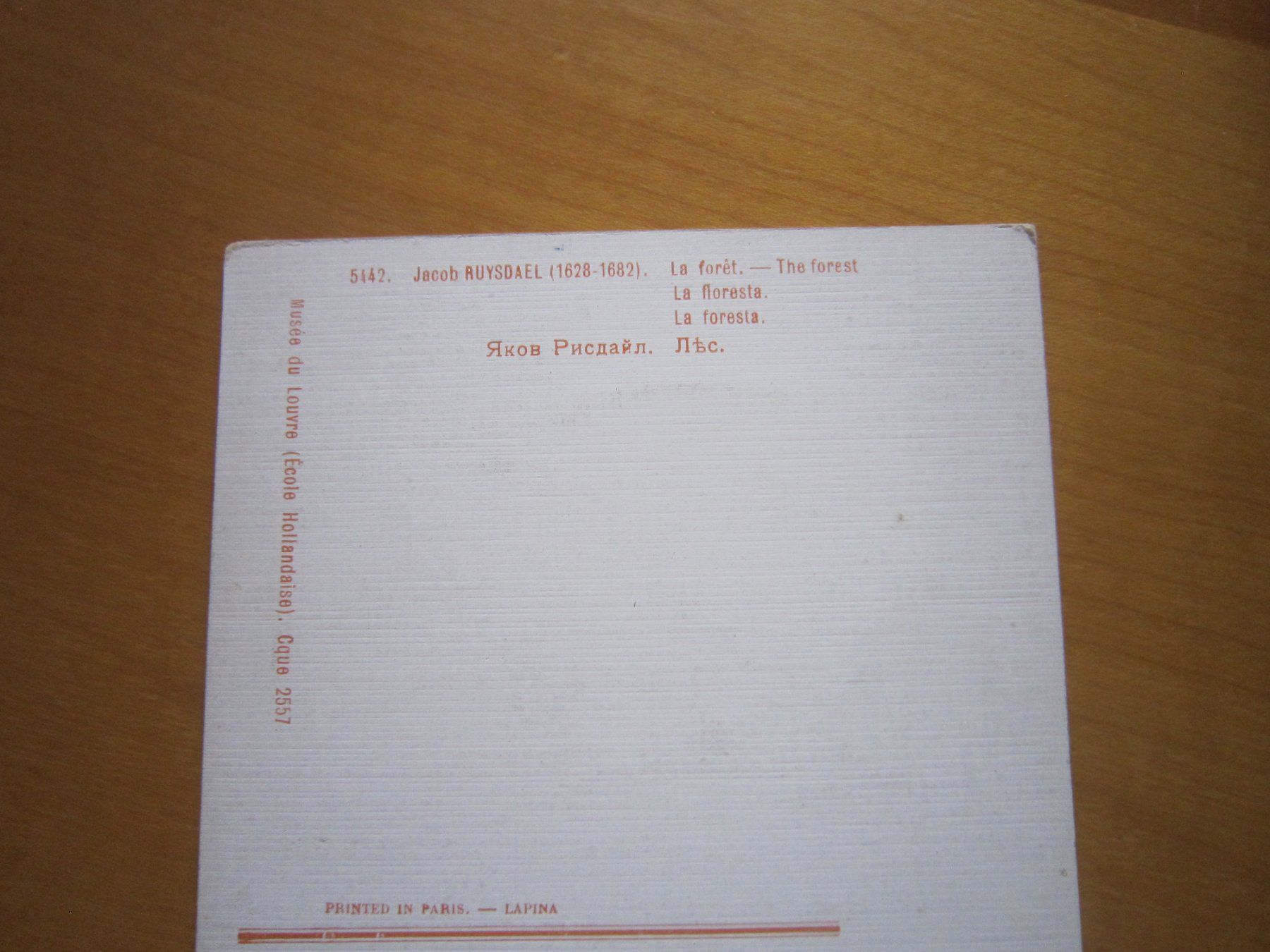 Ansichtskarten: No1 antike Postkarte La foret – Gebraucht aus Gordola von Polentaefung 2