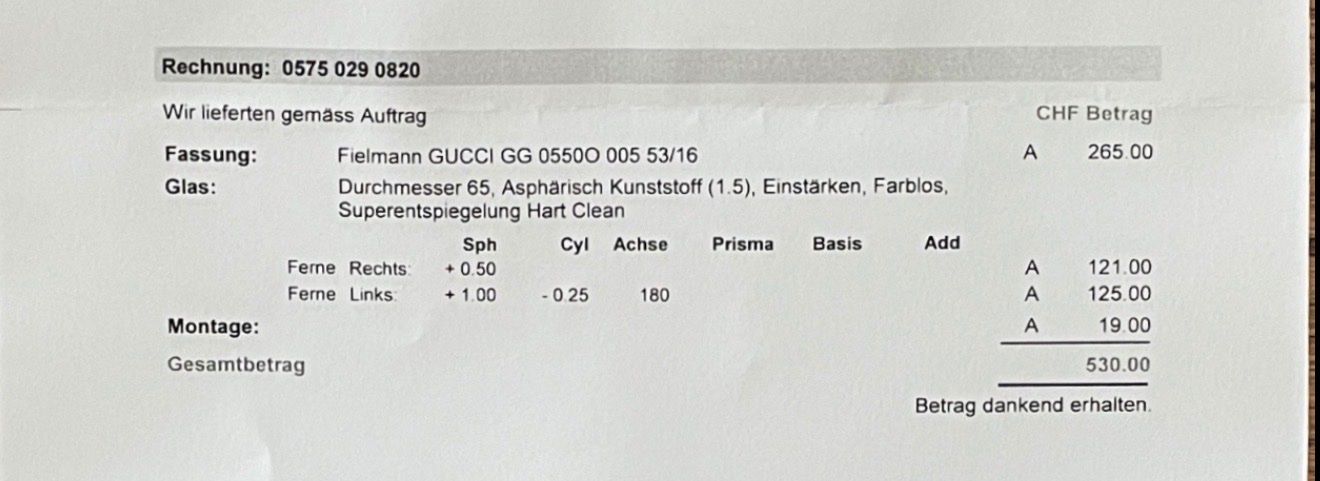 Gucci Occhiali & Lenti: Gucci Brille GG05500 Schwarz – Usato da Oftringen venduto da Melrkvc 4