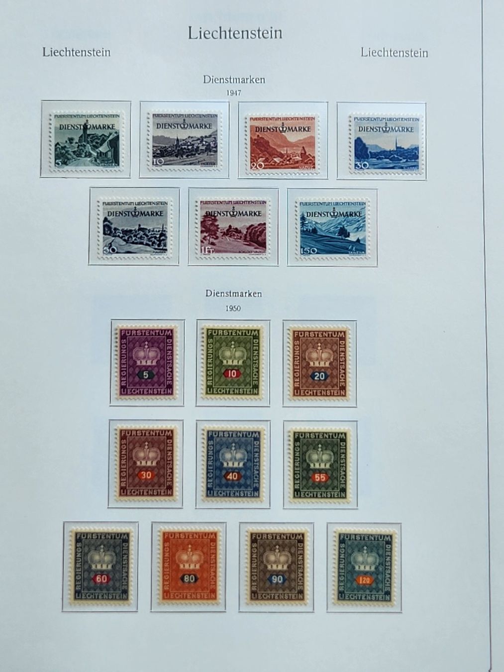 Tutti i francobolli: Liechtenstein 1945-2000 Postfrisch Komplett Sammlung 4000 Fr – Nuovo (secondo la descrizione) da Kriens venduto da Nidfeld45 7
