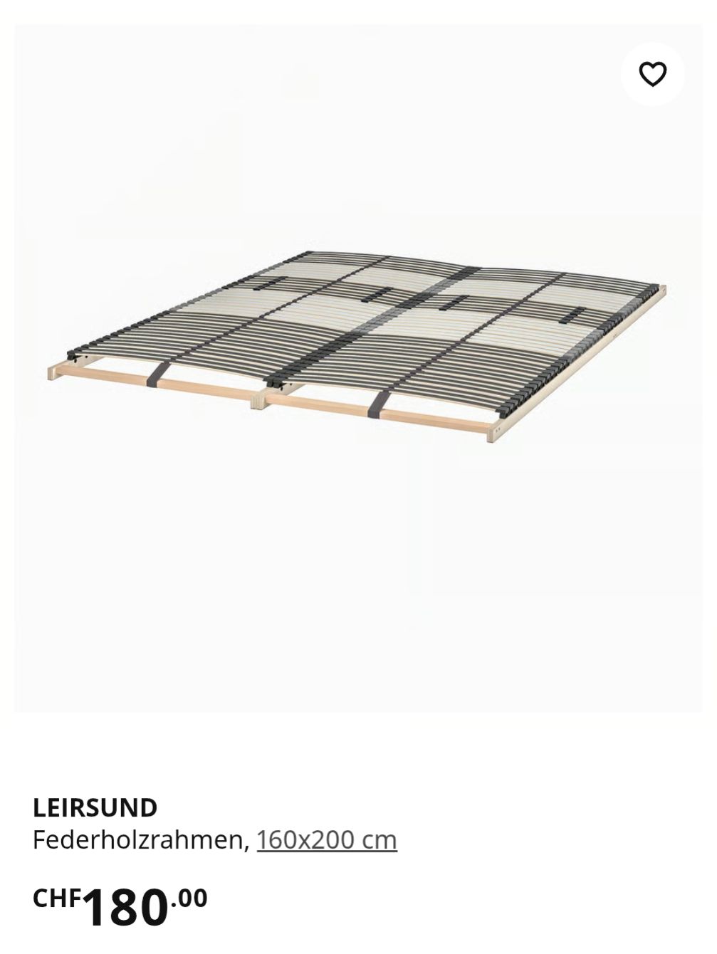 Ikea Lits: Bed Frame 160 x 200 – D'occasion à Zürich par zai_2kss 4