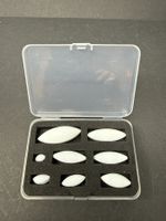 Rührfisch-Set, 8 ovale Teflon Rührfische in Box