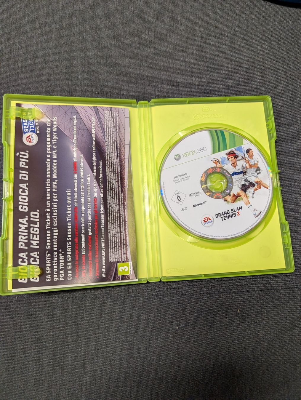 Giochi: Grand slam tennis 2 Microsoft xbox 360 – Usato da Giubiasco venduto da Ticinerd 2