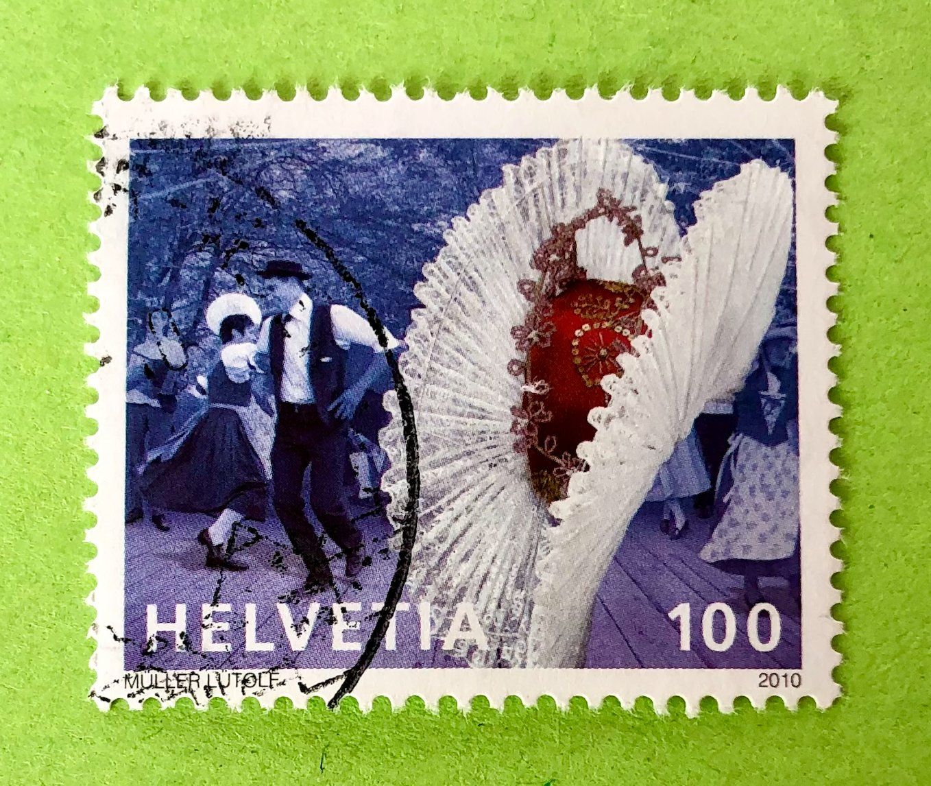 Alle Briefmarken: Nr.1344 GESTEMPELT Eidgenössisches Trachtenfest 2010   – Gebraucht aus Aarau von Billa007