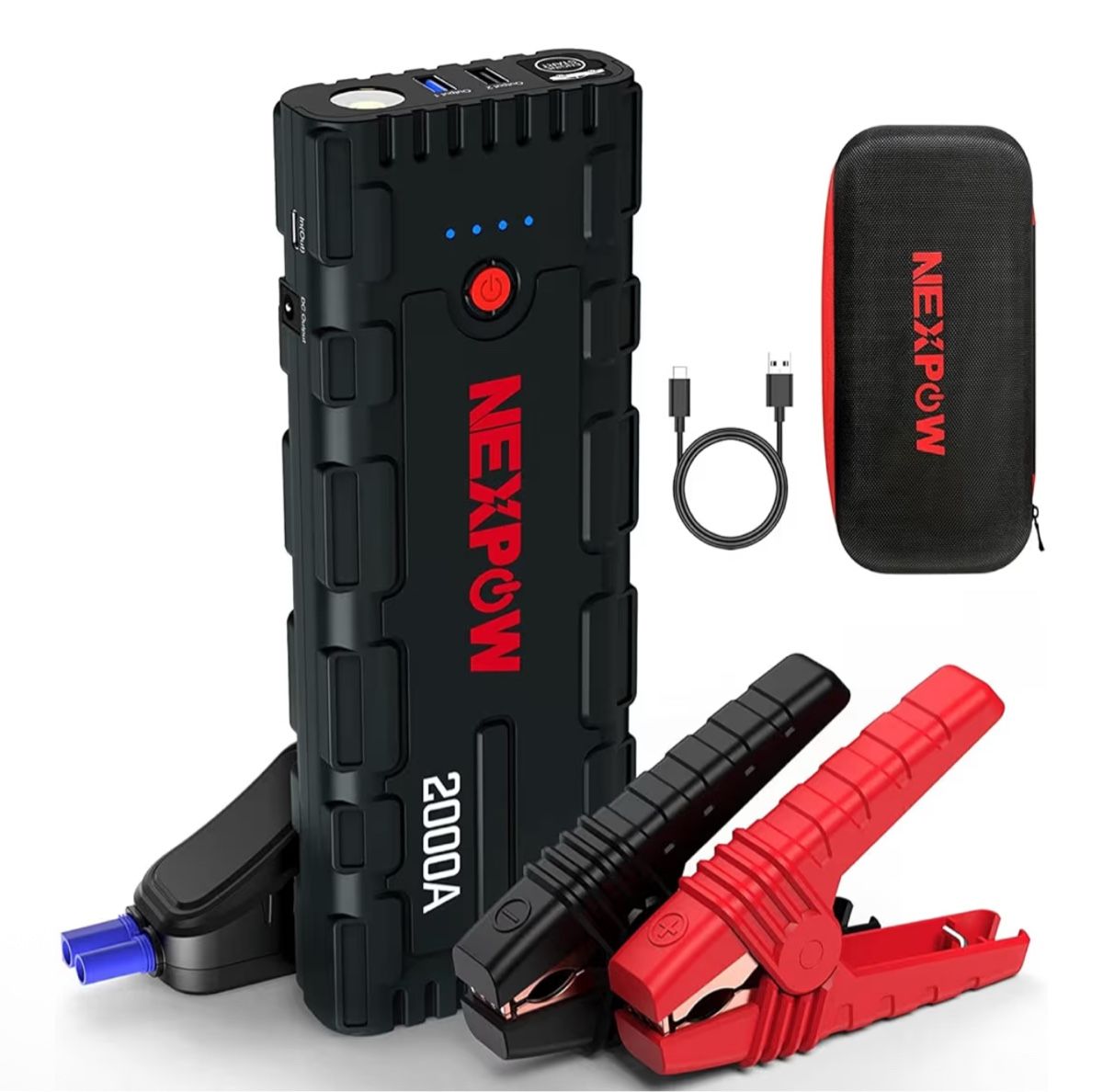Caricabatterie: NEXPOW Starthilfe Powerbank 2000A Spitzenstrom Auto LED USB – Nuovo e nell'imballaggio originale da Volketswil venduto da mer_zrx9