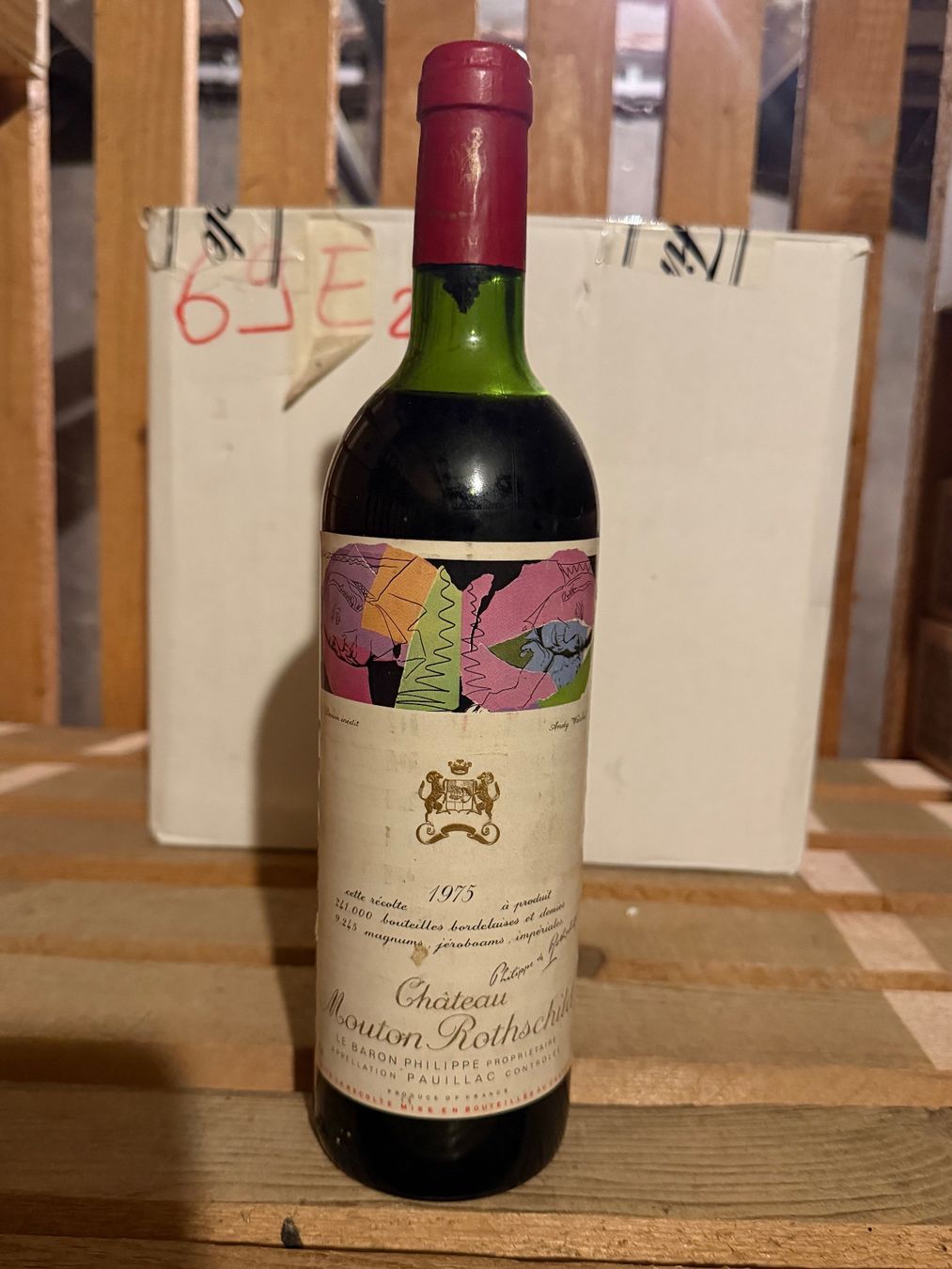 Mouton Rothschild Vino: Château Mouton Rothschild 1975 – Nuovo (secondo la descrizione) da Roche VD venduto da avediscipule