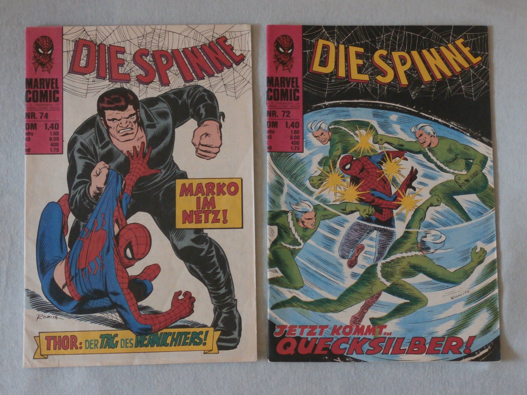 Fumetti: 4 alte Marvel Comics Die Spinne Spiderman – Usato da Zürich venduto da tiburzio 3