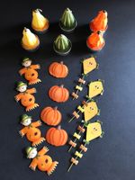 Teelicht-Kerzen Kürbis 🎃 Streudeko Dekoration Herbst 🍁