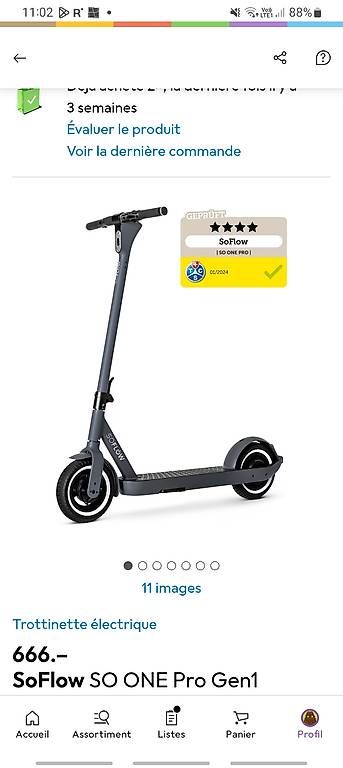 Veicoli commerciali: SoFlow SO ONE Pro Gen1 - Jamais utilisée – Usato da Villars-Burquin venduto da Max51435 1