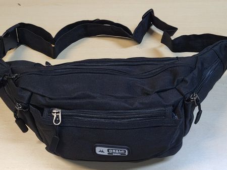 Schwarze Grosse Bauchtasche / Gürteltasche  Praktisch & Neu!