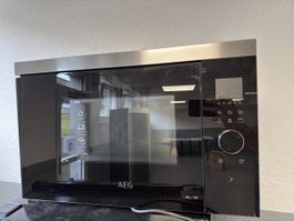 AEG Einbau Mikrowelle Mikrowellenofen Einbaugerät schwarz