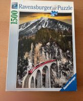 Ravensburger Puzzle 1500 Teile Gebirgslandschaft mit RhB