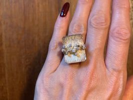 Elegante anello in argento 925