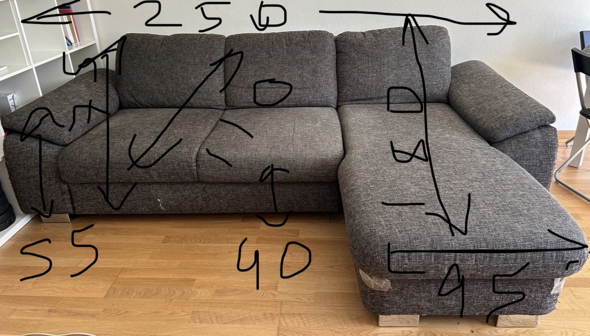 Sofas: Big Sofa Bed with L-Shape – D'occasion à Zürich par ann_vn8z 9