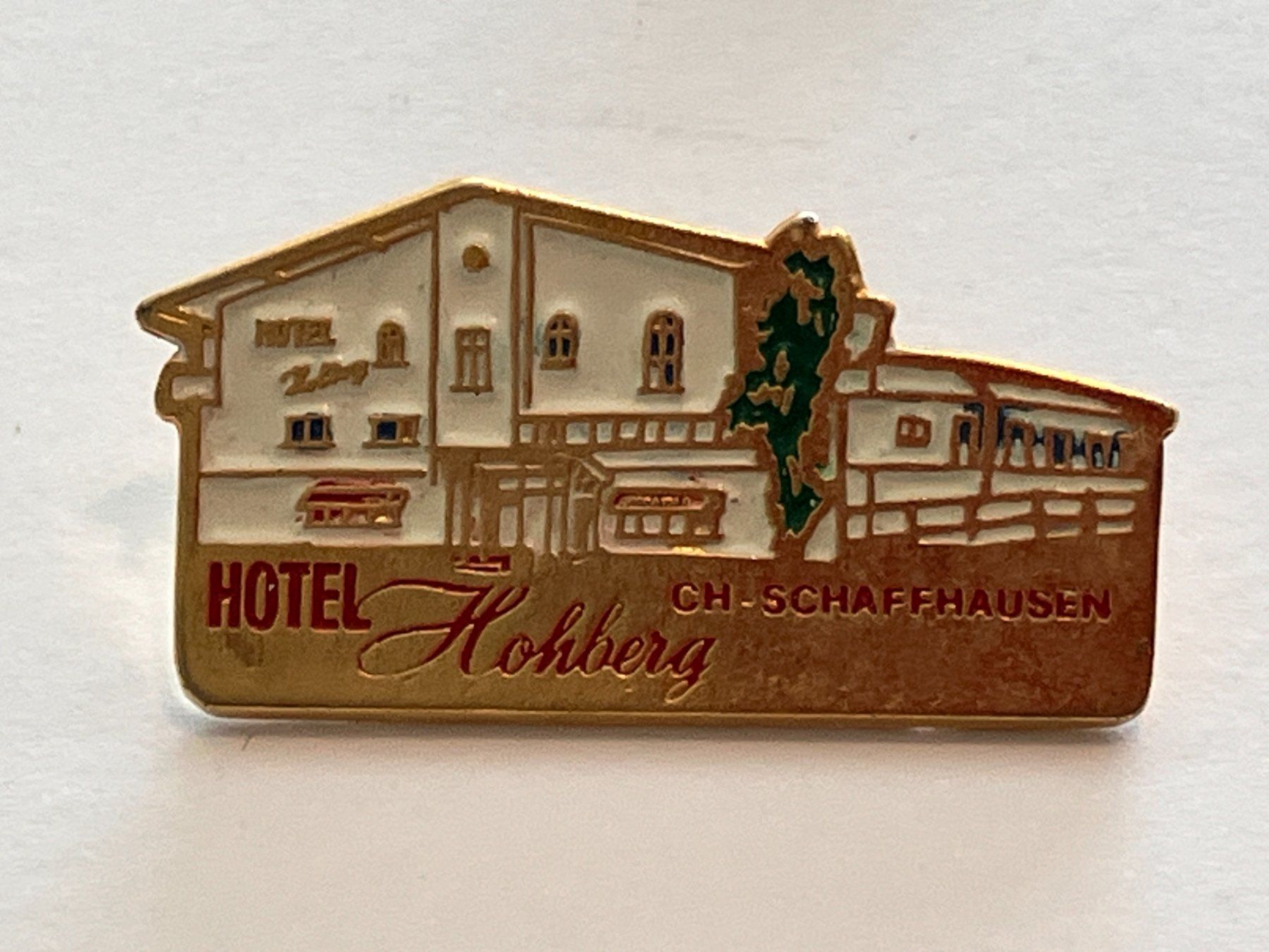 Placchette & Badge: 1 Pin Hotel Hohberg Schaffhausen – Usato da Basel venduto da djwwpp