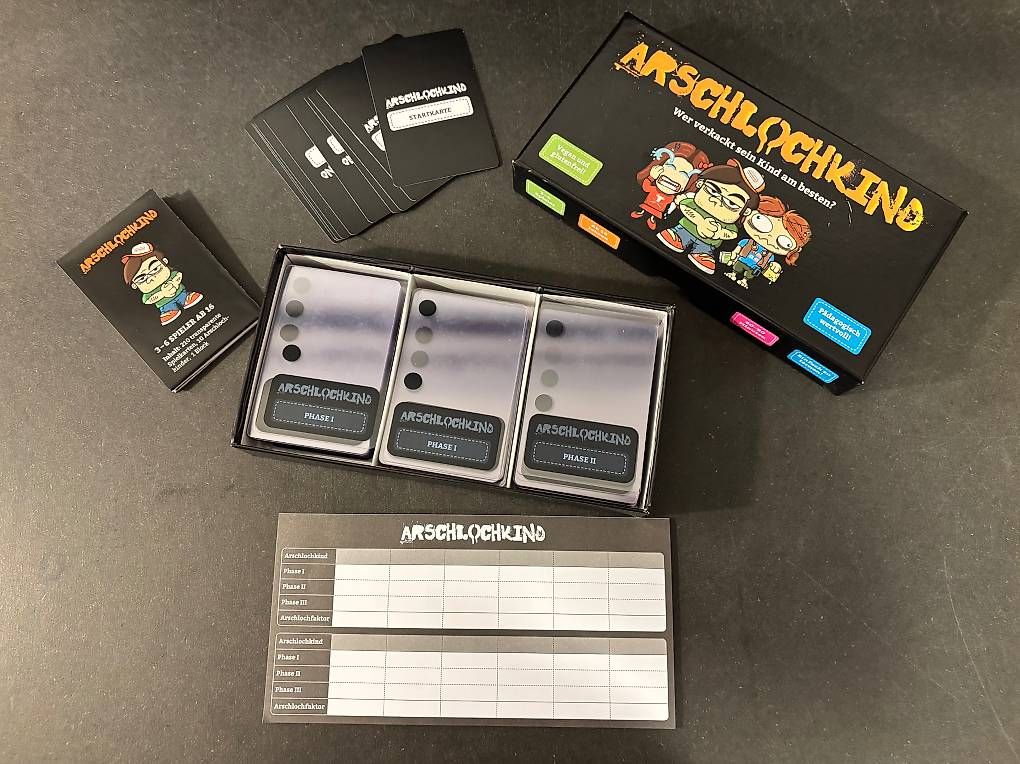 Spiele: Arschlochkind - Partyspiel – Gebraucht aus Trogen von Rico-Mittelholzer 1