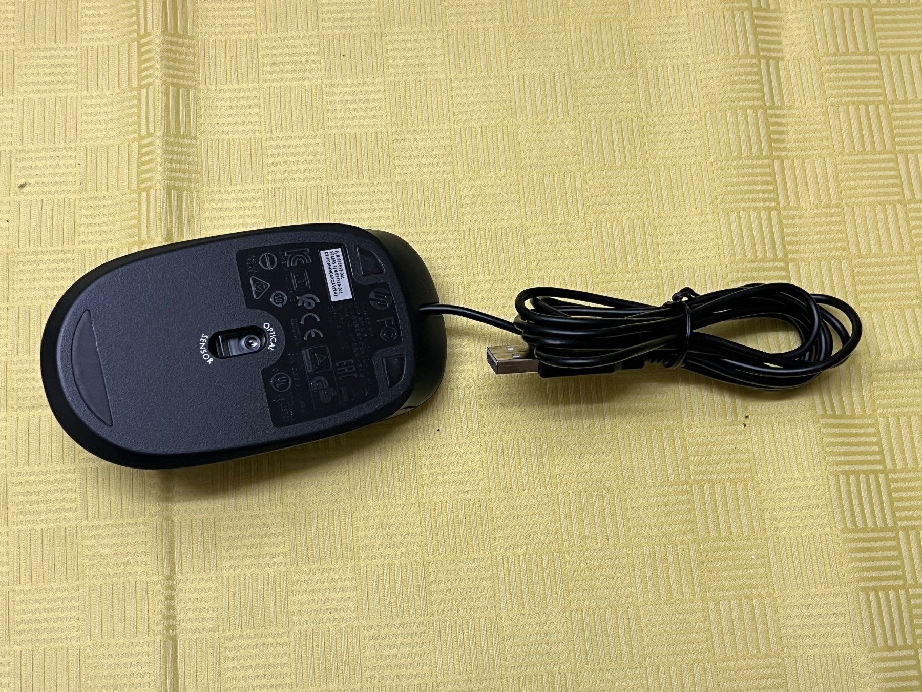 Hewlett Packard Maus: HP Maus USB Schwarz Neuwertig – Gebraucht aus Adliswil von Sphinx 1
