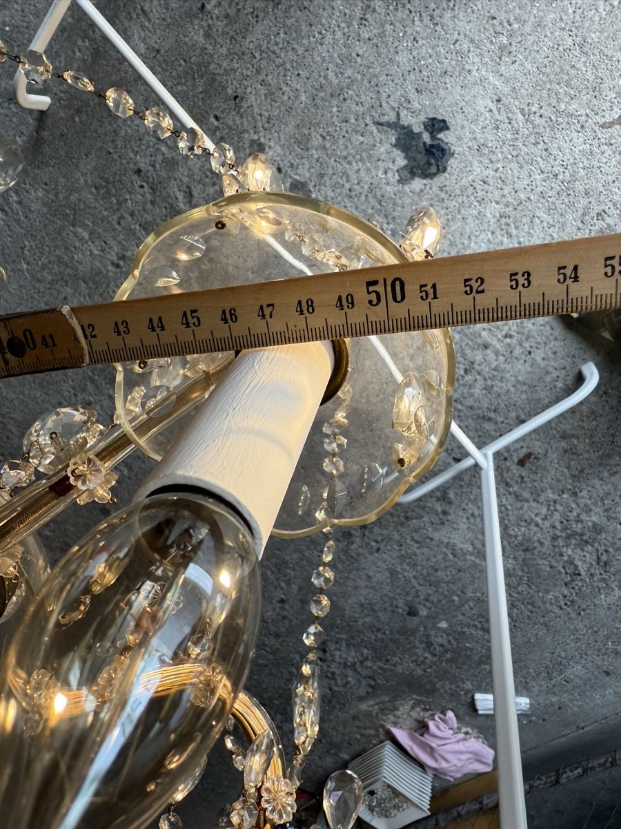 Lampadari & plafoniere: Antiker Glas Kristall Kronleuchter – Usato da Benglen venduto da Dubai1234 4