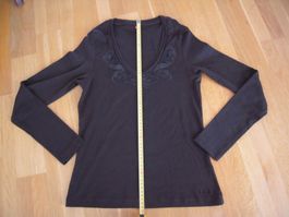 Langarmshirt S.Oliver Braun Gr S