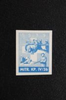 MITR. KP. IV/26 Soldatenmarke 1939 geschnitten