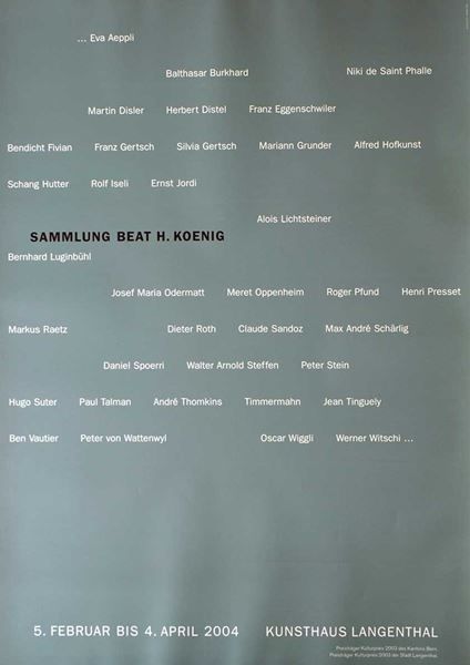 Foto & Immagini: Sammlung Beat H. Koenig – Nuovo (secondo la descrizione) da Bern venduto da Vintage-Art-Poster