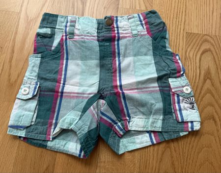 Rebel - Short d'été à carreaux, taille 2/3 ans