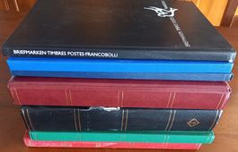 Lot de 7 albums vides pour timbres état usagé bon état