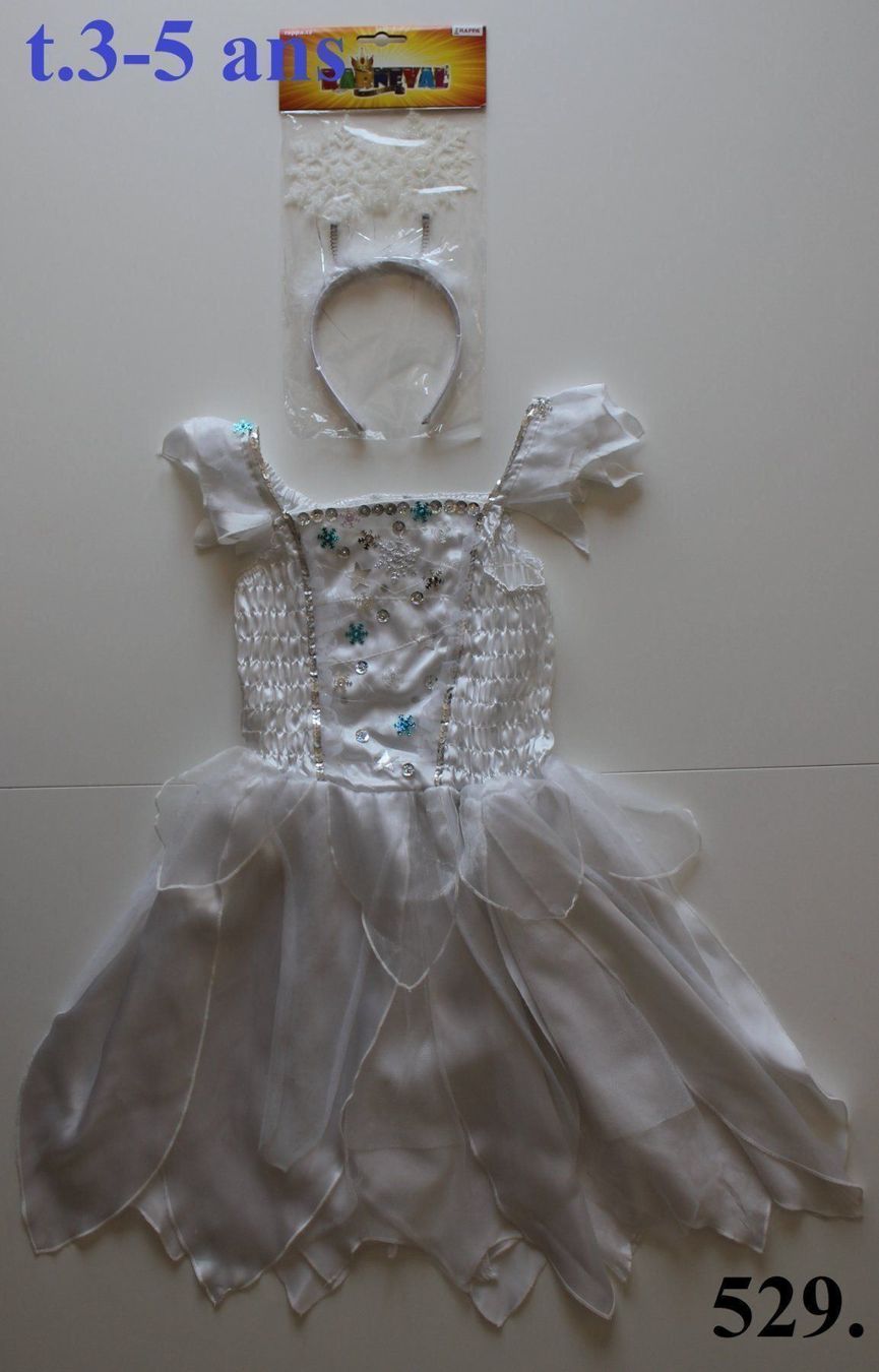 Costumi: Costume fée d´hiver / Fee t. 3 - 5 ans – Usato da Peseux venduto da Gilloss
