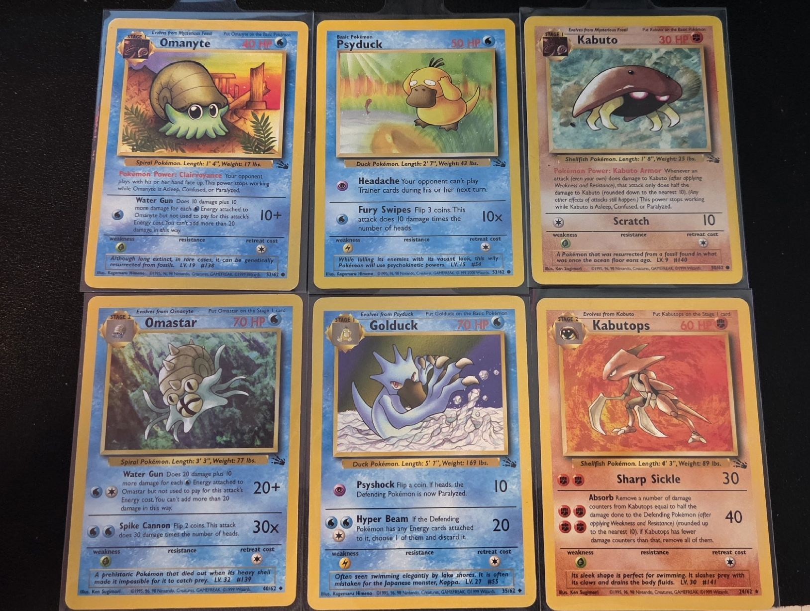 Pokémon Cartes à collectionner: Pokemon fossile  – D'occasion à Küttigen par SHNAUZII