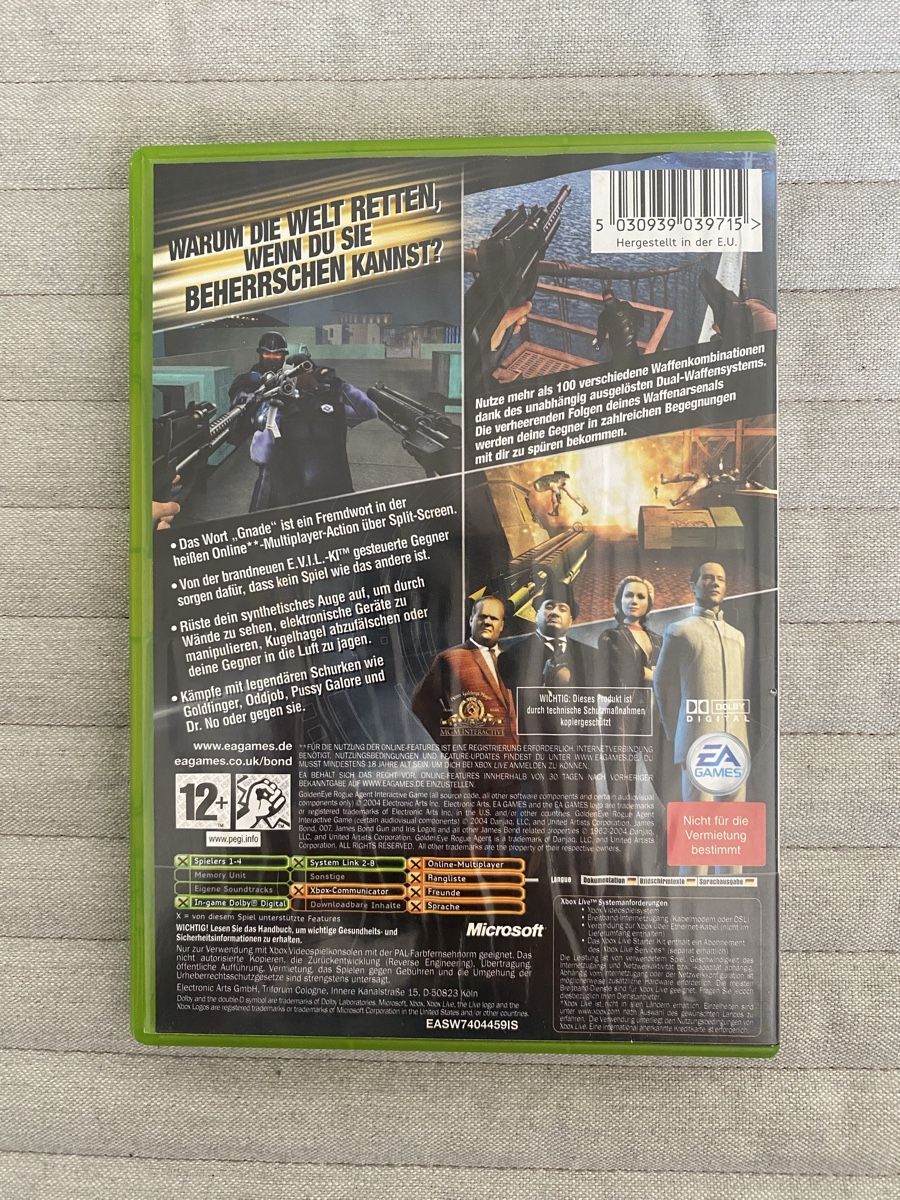 Microsoft Giochi: GoldenEye: Rogue Agent für Xbox – Usato da Thunstetten venduto da Virus_33 2