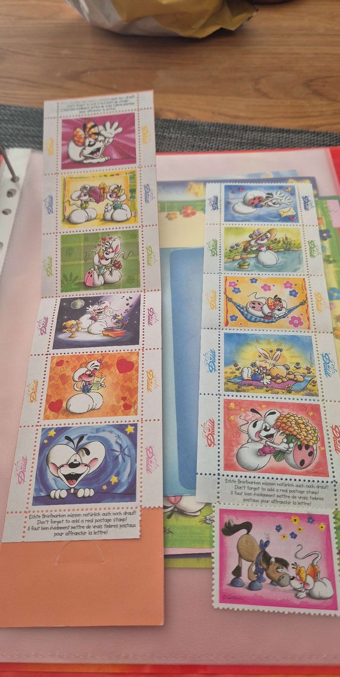 Tutti i francobolli: Diddl Briefmarken Konvolut gebraucht – Usato da Waltenschwil venduto da jane210